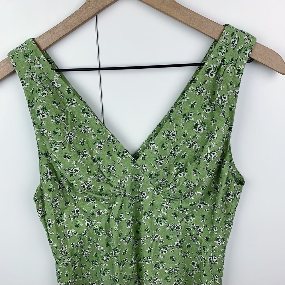 Rouje Paris Silvia Dress Rosita Vert Green Floral Size 36 Coquette - Picture 4 of 9